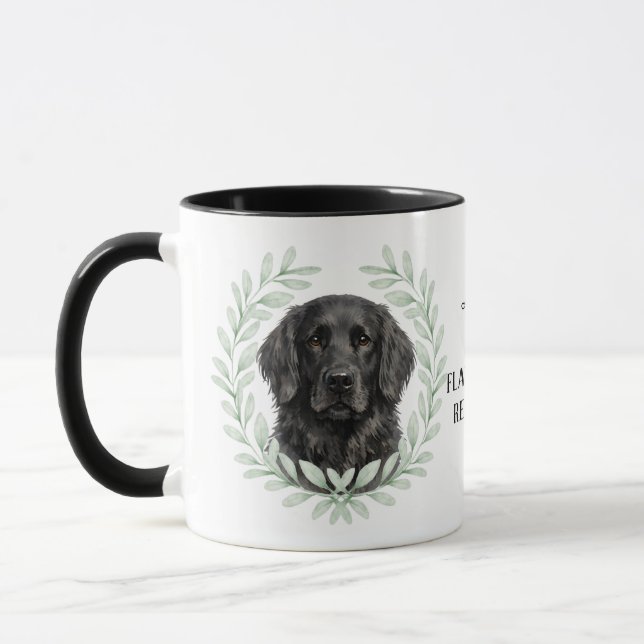 Caneca Coroa de Eucalipto Retriever de Capa Lisa Monogram (Esquerda)