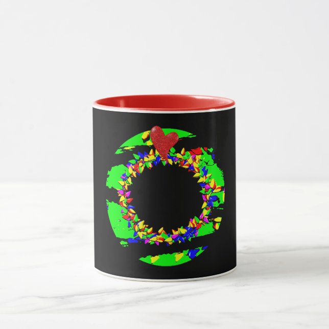 Caneca Coroa de Natal punk (Centro)