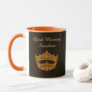Caneca Coroa Miss America Bom Dia Sol