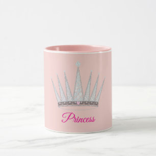 Caneca Coroa Tiara Princesa Real