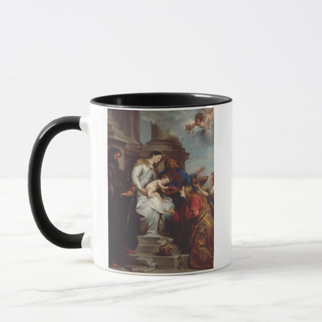 Caneca coroação do Santo Rosalia por Anthony van Dyck (Esquerda)