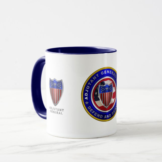 Caneca Corpo de Adjutant General (Frente Esquerda)