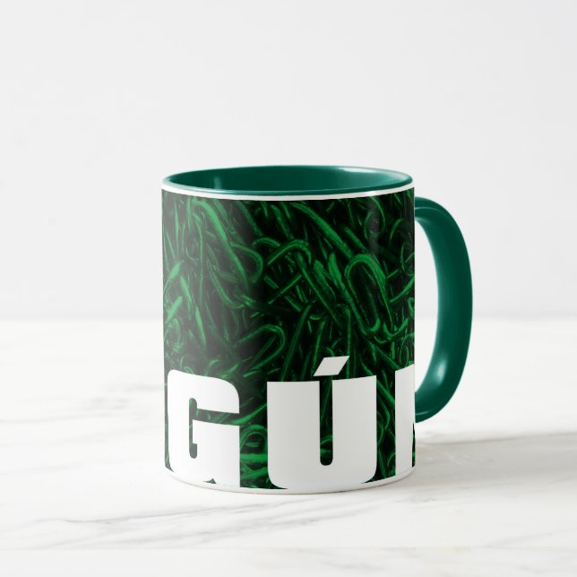Caneca Corrente de Oggun e verde (Frente Esquerda)