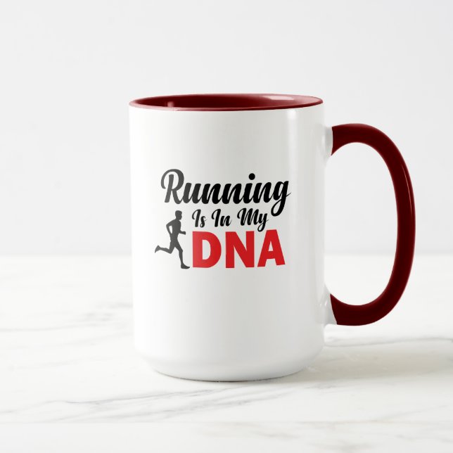 Caneca Correr Está No Meu DNA (Direita)