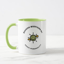 Caneca Correr mantém a minha personalidade alegre