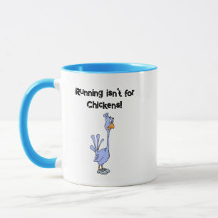 Caneca Correr não é para galinhas - Humor Maratona