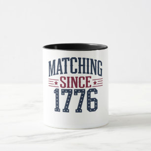 Caneca Correspondendo Desde 1776 250º Aniversário 4 de Ju
