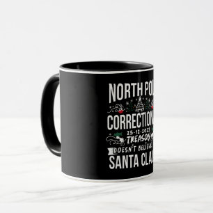 Caneca Correto do Polo Norte - Correspondência da Família