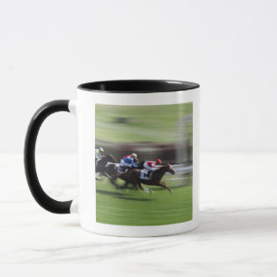 Caneca corrida de cavalos