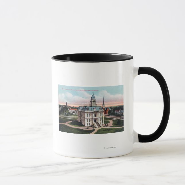 Caneca Corte House, Poste Office, Capitol Bldg (Direita)