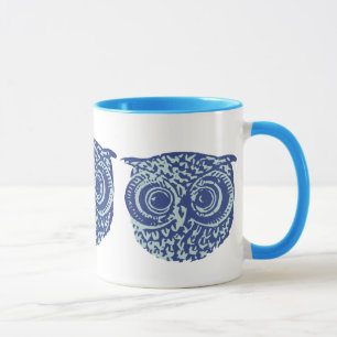 Caneca Coruja Azul