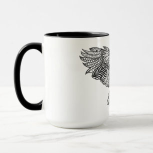Caneca Coruja de Eagle inspirada