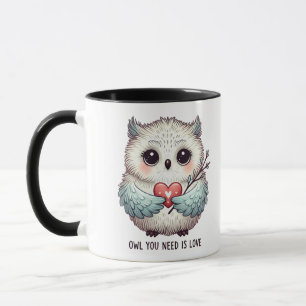 Caneca Coruja de que você precisa é Amar Mug e Copas