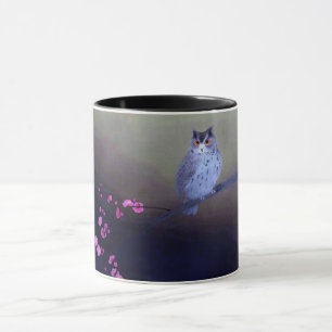 Caneca Coruja e Flor de Ameixa, Kobayashi Kokei