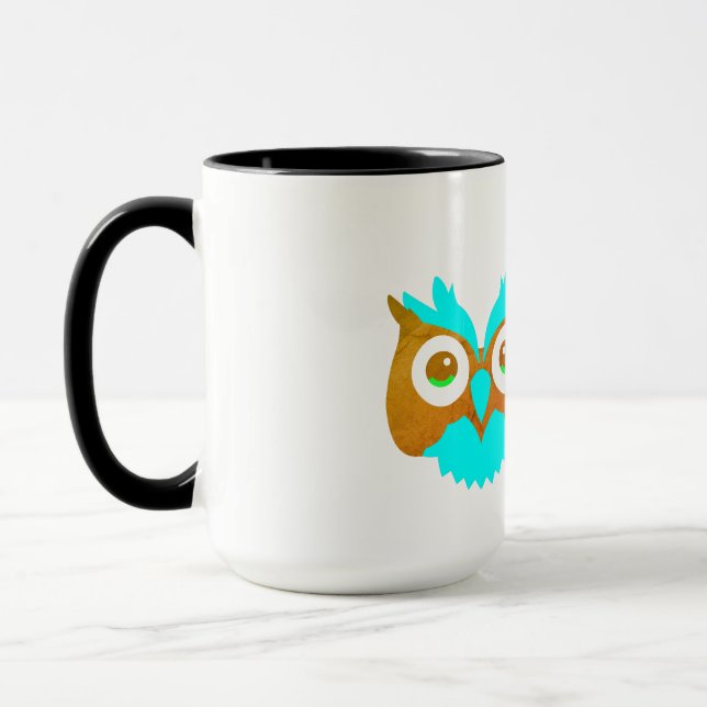 Caneca coruja, natureza, ave (Esquerda)
