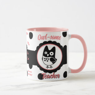 Caneca Coruja Personalizada - Um Professor Mug