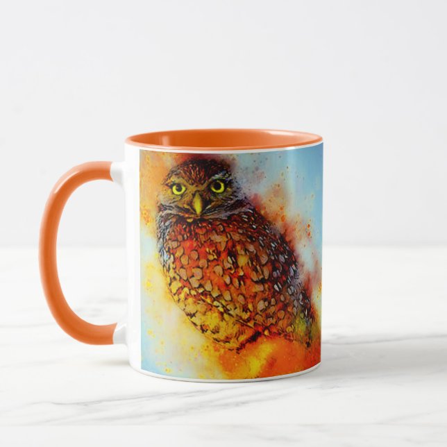 Caneca Coruja salpicada (Esquerda)