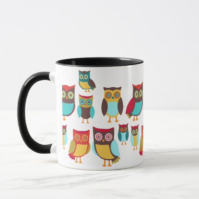 Caneca Corujas Cutes (Esquerda)
