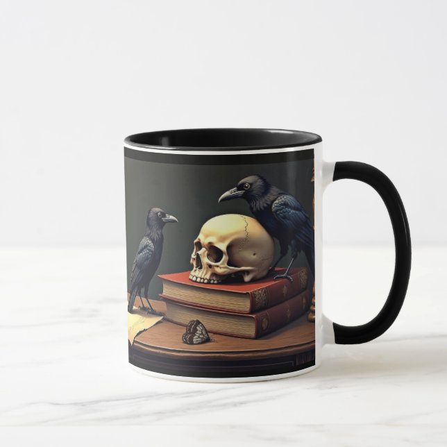 Caneca Corvo e Caveira (Direita)