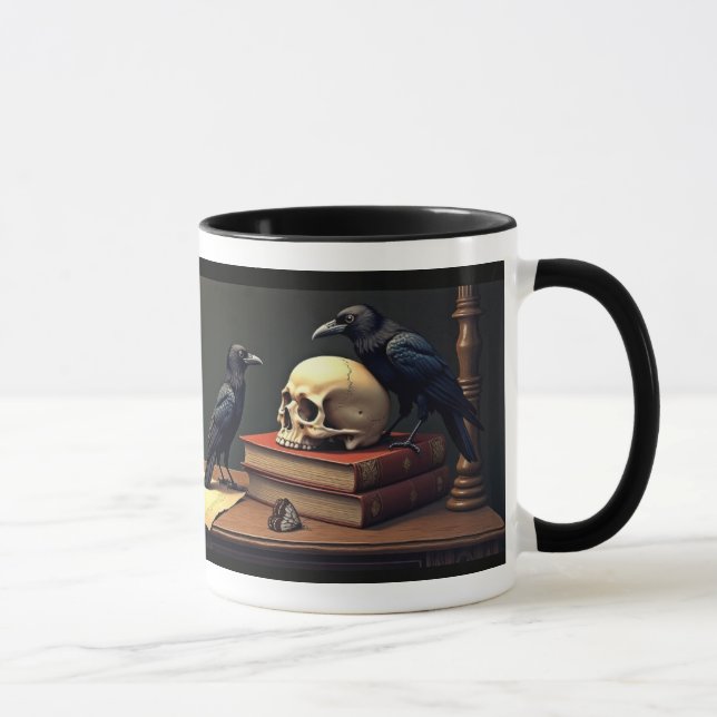 Caneca Corvo e Caveira (Direita)