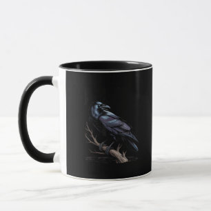Caneca Corvo, F-Caw-F Pássaro Engraçado Citação Engraçada