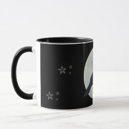 Caneca Corvo, Lua e Estrelas