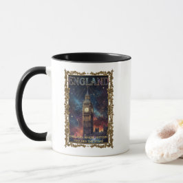 Caneca Cosmic England Big Ben Celestial Art