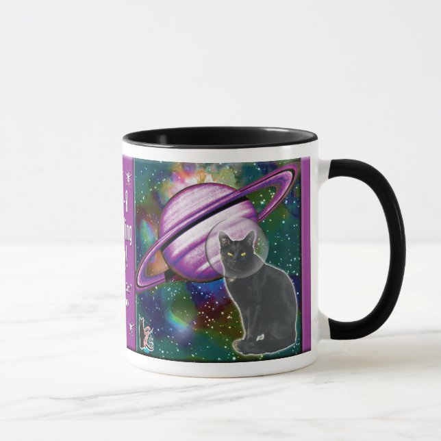 Caneca Cosmo de Cat Espacial (Direita)