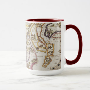 Caneca Costa de África e do rio Gambia 1622