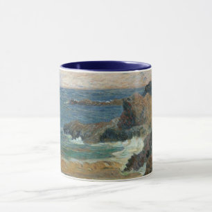Caneca Costa Rocky por Paul Gauguin, Impressionismo Vinta