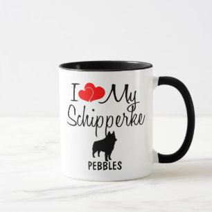 Caneca Costume Amo Meu Schipperke Mug