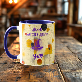 Caneca Costume de Halloween - Chapéu de Bruxa Enfeitiçado