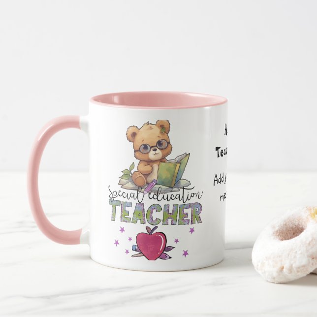Caneca Costume de professor especial (Com Donut)