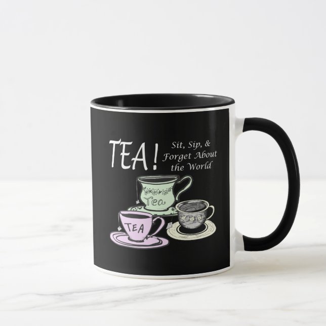 Caneca Cota de Positividade do Tea Lover - Sit Sip Esqueç (Direita)