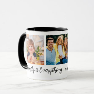 Caneca Cota Personalizada de 3 Colagens de Fotos