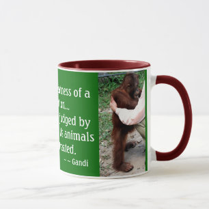 Caneca Cotação dos cuidados animais