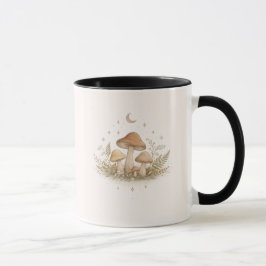 Caneca Cottagecore Mushroom Mug – Fairy Aesthetic Coffee