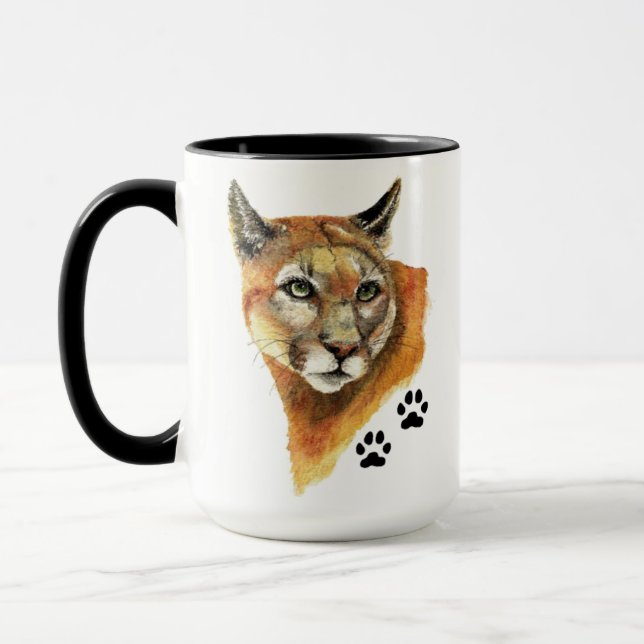Caneca Cougar, Puma, Leão Montanhês, Viagem (Esquerda)
