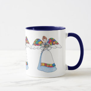 Caneca Country Angel (Blue) Mug
