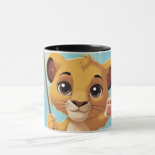 Caneca Courageous Little Dog with a Bandage (Centro)