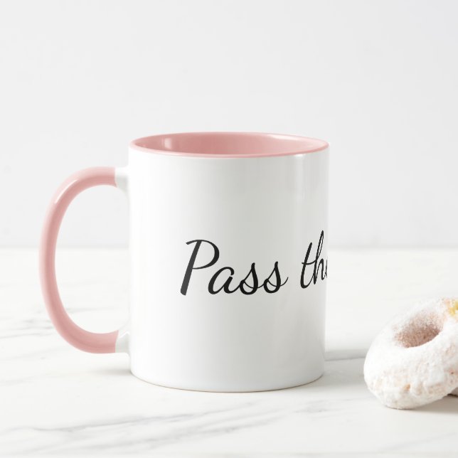 Caneca Court Reporter Depo Mug - Pass the witness. (Com Donut)