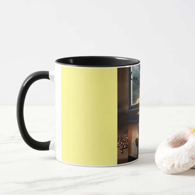 Caneca Couture Caffeine: Estilo com Cada Breve (Com Donut)