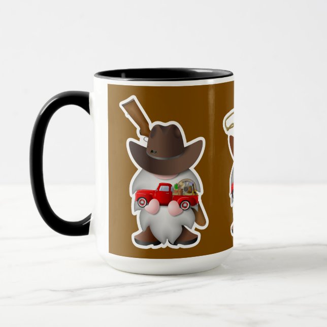 Caneca Cowboy Gnomos Mug (Esquerda)