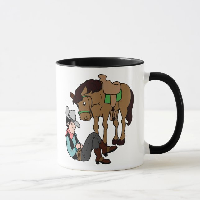 Caneca Cowboy Siesta Resting Horse (Direita)