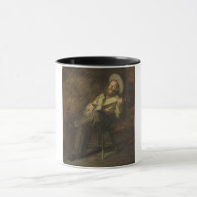 Cowboy tocando banjo e cantando música country