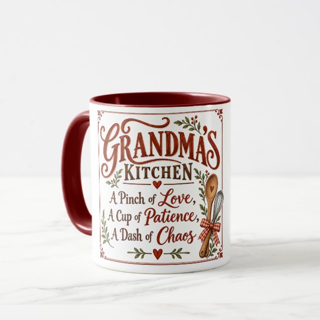 Caneca Cozinha da Vovó (Frente Esquerda)