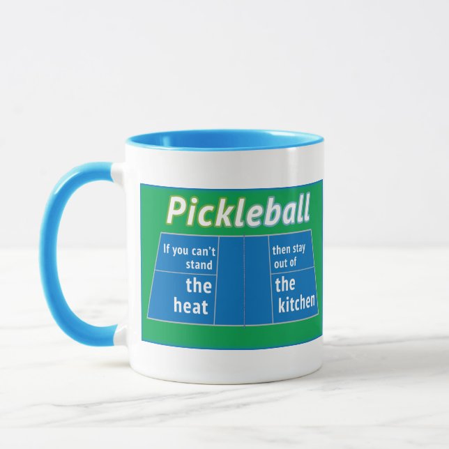 Caneca Cozinha de Calor de Pickleball (Esquerda)