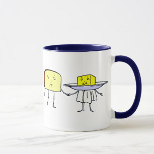 Caneca Cozinha Pão e Manteiga Café Mug
