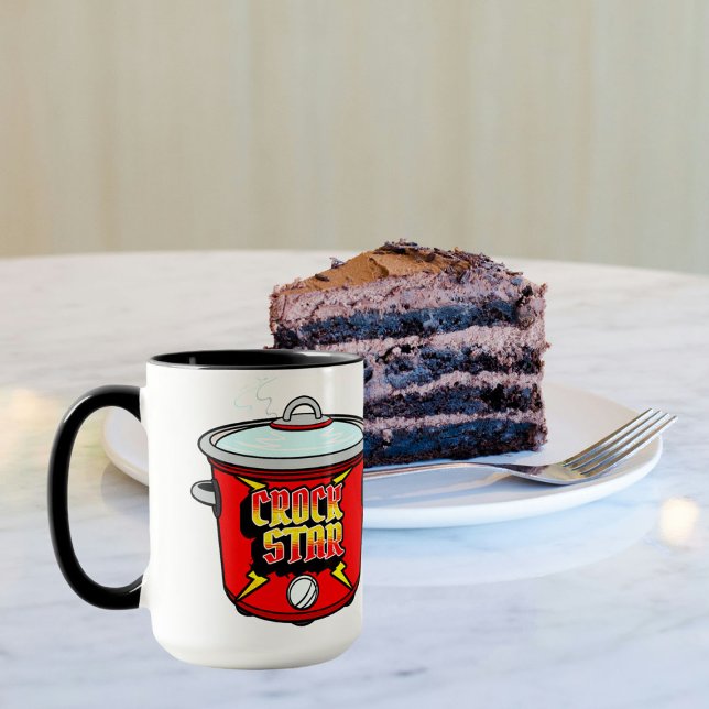 Caneca Cozinhar Crock Star Crock (Crock Star Collection - Coffee Cup/Mug)