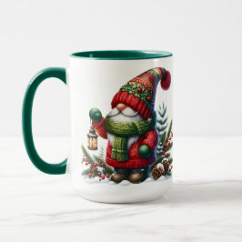 Caneca Cozy Christmas Gnome Art – Festive Holiday